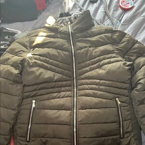 Source Unknown Green Quilted Puffer Jacket